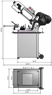 Metaalbandzaagmachine