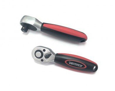 1/4 Reversible stubby ratchet wrench 105mm