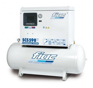 Silent compressor 270 liters