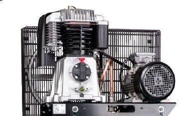 Stationary, vertical compressor - 4 kw - 10 bar - 270 l - 520 l/min