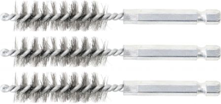 Steel Brush | 14 mm | 6.3 mm (1/4) Drive | 3 pcs.