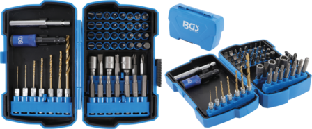 Drill and Bit Set | 6.3 mm (1/4&quot;) Drive | 55 pcs.