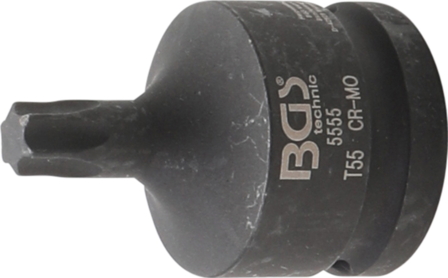 Impact Bit Socket | 20 mm (3/4&quot;) Drive | T-Star (for Torx) T55