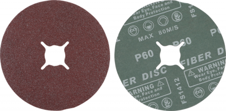 Sanding Pads Set | Grain Size 60 | Aluminium Oxide | 10 pcs.