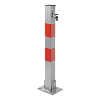 Parking post with lock