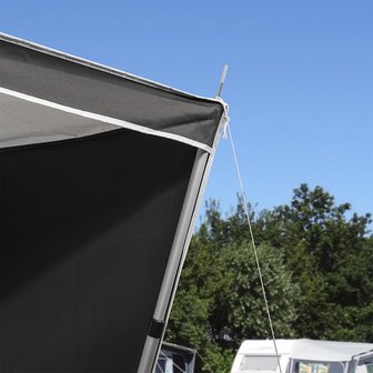 Tent pole telescopic 3-piece 93-230cm - set of 2