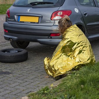 Emergency thermal blanket 2 pieces 160x210cm