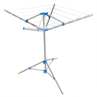 Rotary airer with foot incl. 3 pegs