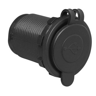 USB flush-mounting box double type A 2x2100mA 12V/24V