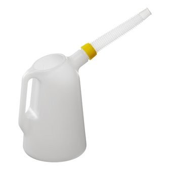 Oil flask with flexible spout 3 liter