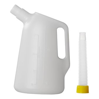 Oil flask with flexible spout 3 liter