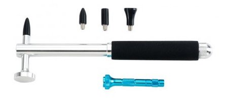 Aluminum dent hammer with 4 interchangeable