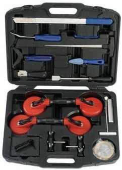 Car glass maintenance kit for glass 44-piece