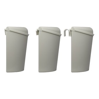 Waste bin with lid 6L for caravan/camper