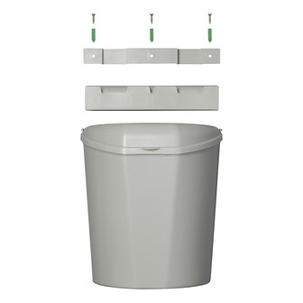 Waste bin with lid 6L for caravan/camper