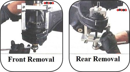 Rear sub-frame bush installer/remover Mercedes Benz