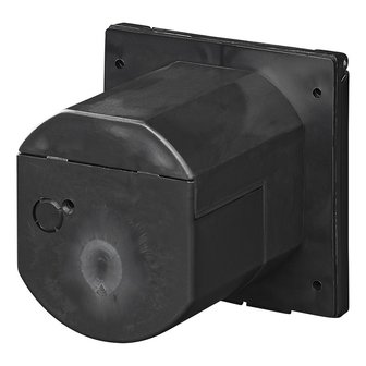 CEE wall inlet box square black