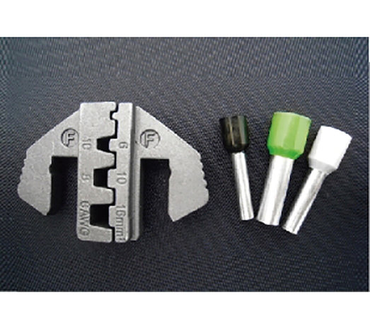 Crimping Jaws for insulated huge cord-end terminals, for BGS 1410/1411/1412