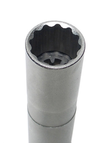 Spark Plug Socket with Magnet, 12-point, long (3/8) Drive 14 mm