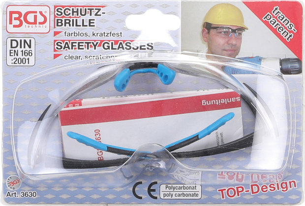 Safety glasses, clear