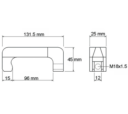 Injector Puller Hook, 12 mm