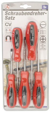 Screwdriver Set Slot SL / Cross Slot 5 pcs