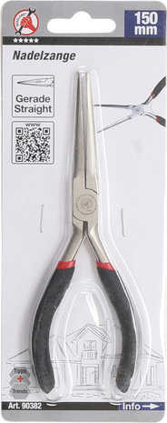 Needle Pliers straight spring loaded 150 mm 