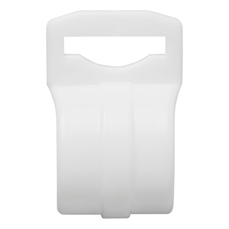 Tent clip for tent pole 20-25mm with slot white