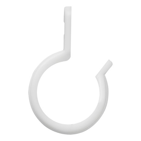 Tent clip for tent pole 20-25mm with slot white