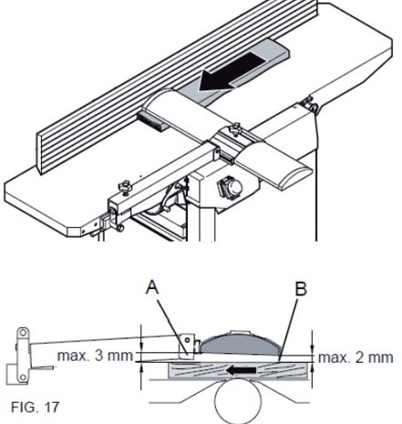 Portable planer thicknesser - 204mm - 2mm