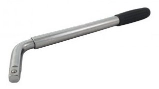 Extendable wheel wrench