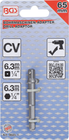 Electric Drill Adaptor 6.3 mm (1/4) Drive / 6.3 mm (1/4)