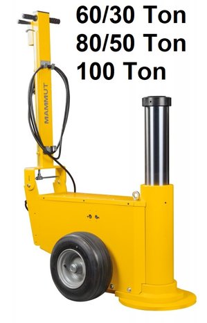 Mining heavy duty air hydraulic jack