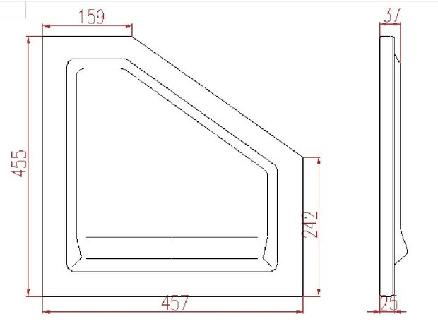 Sandblast cabinet 220 l