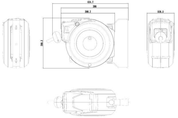 Cable reel 20 m - 3g 2.5 mm²