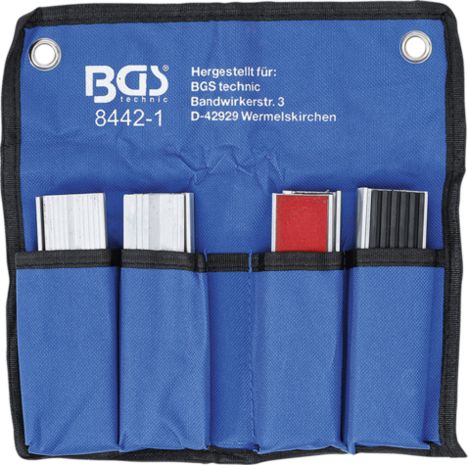 Bench Vice Jaw Protector Set Aluminium 125 mm 8 pcs