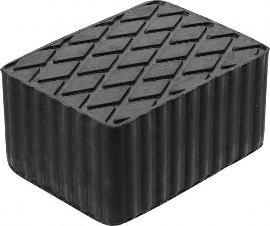 Bgs technic Rubberen pad  voor hefplatforms  160 x 120 x 80 mm