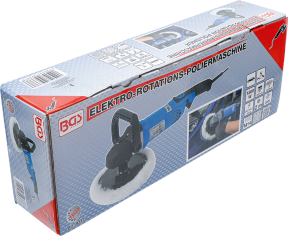 Electric Polisher max. 3000 rpm 1300W diameter 180mm