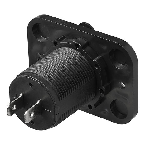USB flush-mounted socket double type A 3100mA 12V/24V