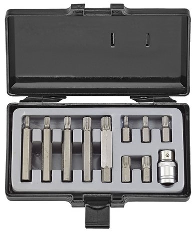 Spline bit set 11pc