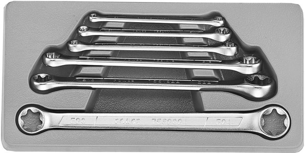 Star wrench set 6pc