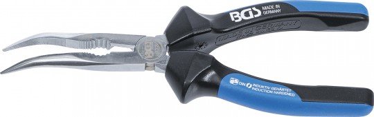 Bent Nose Pliers with Cutting Edge 200 mm