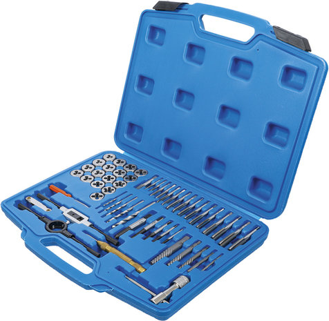 Tap and Die Set M3 - M12 56 pcs