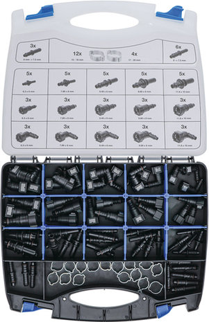 Plastic Pipe & Connector Assortment 95 pcs