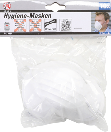 Hygiene Masks, 10 pieces