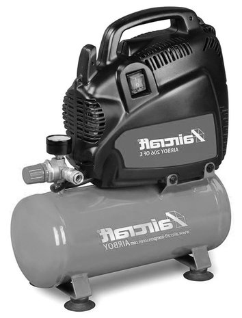 Oil-free compressor 8 bar - 6 liters, 385x170x465mm