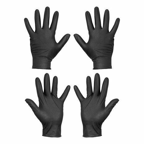 Gripp-It nitrile gloves L 4 pieces on card
