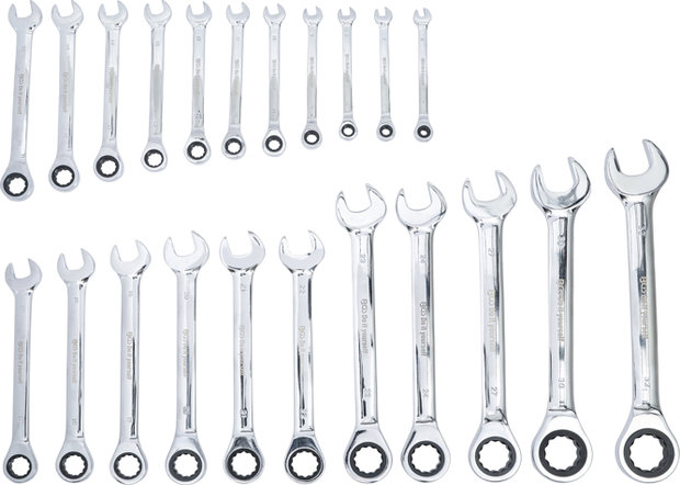 Ratchet Combination Wrench Set 6 - 32 mm 22 pcs