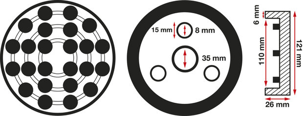 Rubber Pad | for Auto Lifts | Ø 120 mm