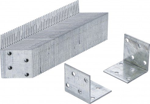 Angle Joint Value Pack (50 pcs.), 40x40x40x2 mm, galvanized